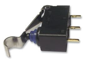 D2HWA231D - OMRON ELECTRONIC COMPONENTS - D2HWA231D - Microswitch, Subminiature, Simulated Roller Lever, SPDT, Solder, 2 mA, 12 VDC