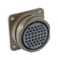 CA3102E16-10PW - ITT CANNON - CA3102E16-10PW - Circular Connector, CA Series, MIL-DTL-5015 Series, Box Mount Receptacle, 3 Contacts, Solder Pin