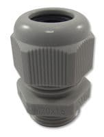 50.620 PA/R7035 - HYLEC - 50.620 PA/R7035 - Cable Gland, M20 x 1.5, 5 mm, 13 mm, Nylon 6 (Polyamide 6), Grey, IP67