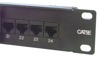 VOL-PD-CAT5E-24P - 3M - VOL-PD-CAT5E-24P - Patch Panel, RJ45, 24 Ports, Cat5e, 1U