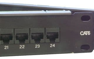VOL-PD-CAT6-24P - 3M - VOL-PD-CAT6-24P - Patch Panel, RJ45, 24 Ports, Cat6, 1U