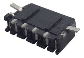 43650-0413 - MOLEX - 43650-0413 - Pin Header, Wire-to-Board, 3 mm, 1 Rows, 4 Contacts, Surface Mount Right Angle