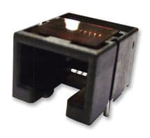 85502-5009 - MOLEX - 85502-5009 - Modular Connector, Modular Jack, 1 x 1 (Port), 4P4C, Cat3, Surface Mount