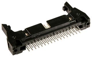 N3431-6303RB - 3M - N3431-6303RB - Pin Header, Long Latch, Wire-to-Board, 2.54 mm, 2 Rows, 34 Contacts, Through Hole Straight, 3000