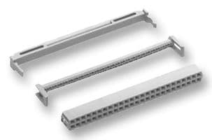 89140-0103 - 3M - 89140-0103 - IDC Connector, With Strain Relief, IDC Receptacle, Female, 2.54 mm, 2 Row, 40 Contacts, Cable Mount
