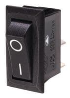 C1300ALAAAB - BULGIN / PARTNER STOCK - C1300ALAAAB - Rocker Switch, On-Off, SPST, Non Illuminated, Panel Mount, Black, 1300 Series