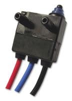 D2HW-BR201M - OMRON ELECTRONIC COMPONENTS - D2HW-BR201M - Microswitch, Subminiature, Pin Plunger, SPDT, Wire Leaded, 2 A, 42 V