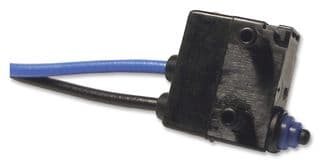 D2HW-BR203M - OMRON ELECTRONIC COMPONENTS - D2HW-BR203M - Microswitch, Subminiature, Pin Plunger, SPST-NO, Wire Leaded, 2 A, 12 V
