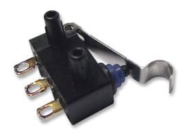 D2HW-BR231H - OMRON ELECTRONIC COMPONENTS - D2HW-BR231H - Microswitch, Subminiature, Simulated Roller Lever, SPDT, Solder, 2 A, 12 V