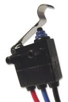 D2HW-BR231M - OMRON ELECTRONIC COMPONENTS - D2HW-BR231M - Microswitch, Ultra Subminiature, Simulated Roller Lever, SPDT, Wire Leaded, 2 A, 42 V