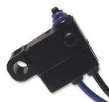 D2HW-C203M - OMRON ELECTRONIC COMPONENTS - D2HW-C203M - Microswitch, Subminiature, Pin Plunger, SPST-NO, Wire Leaded, 2 A, 12 VDC