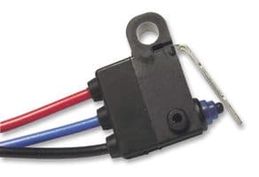 D2HW-C261M - OMRON ELECTRONIC COMPONENTS - D2HW-C261M - Microswitch, Subminiature, Leaf Lever, SPDT, Wire Leaded, 2 A, 12 VDC