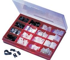 151-00000 BMS-100-DIV-MIX - HELLERMANNTYTON - 151-00000 BMS-100-DIV-MIX - Maintenance Cable Fixing Kit, 195 Pcs, Assorted Clips and Cable Tie Mounts, Plastic and Aluminium