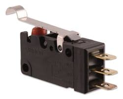 D2VW-01L3-1 - OMRON ELECTRONIC COMPONENTS - D2VW-01L3-1 - Microswitch, Miniature, Simulated Roller Lever, SPDT, Solder, 100 mA, 30 VDC