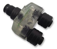 120009-0100 - MOLEX - 120009-0100 - Sensor Splitter, BRAD, Y - Style, Panel Mount, 4 Position M12 Plug, 2 x 4 Position M12 Receptacle