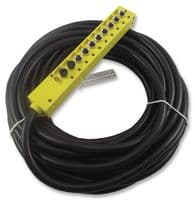 120055-0925 - MOLEX - 120055-0925 - Sensor Distribution Box, M23 Connector - 19 Pole, M12 Connector - 5 Pole, 8 Ports, 120055 Series