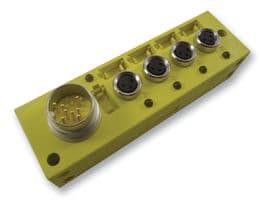 120113-0023 - MOLEX - 120113-0023 - Sensor Distribution Box, M16 Connector - 14 Pole, M8 Connector - 3 Pole, 4 Ports, 120113 Series