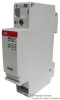 ESB20.11 - ABB - ESB20.11 - Contactor, DIN Rail, 250 V, 1NO / 1NC, 2 Pole, 1.3 kW