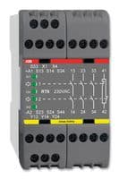 2TLA010026R0000 - ABB - 2TLA010026R0000 - Safety Relay, 24 VDC, 3PST-NO, SPST-NC, RT6 Series, DIN Rail, 6 A, Screw