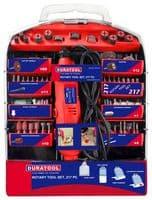 D02157 - DURATOOL - D02157 - Rotary Tool, Set, 20000 rpm, 130 W, 240 V, UK Plug, 217 Piece