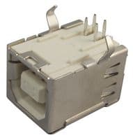 897-43-004-90-000000 - MILL-MAX - 897-43-004-90-000000 - USB Connector, USB Type B, USB 2.0, Receptacle, 4 Ways, Through Hole Mount, Right Angle