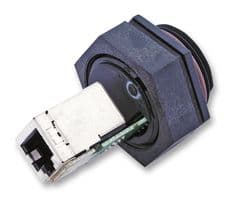ENSP1F5 - MOLEX - ENSP1F5 - Modular Connector, BRAD, RJ45 Jack, 1 x 1 (Port), 8P8C, IP67, Panel Mount