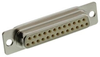 172-E25-213R001 - NORCOMP - 172-E25-213R001 - D Sub Connector, DB25, Standard, Receptacle, 172-E M Series, 25 Contacts, DB, Solder