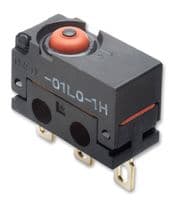 D2FD-01L0-1H - OMRON ELECTRONIC COMPONENTS - D2FD-01L0-1H - Microswitch, Ultra Subminiature, Pin Plunger, SPDT, Solder, 100 mA, 30 V