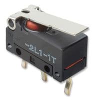 D2FD-01L1-1H - OMRON ELECTRONIC COMPONENTS - D2FD-01L1-1H - Microswitch, Ultra Subminiature, Hinge Lever, SPDT, Solder, 100 mA, 30 VDC