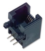 54601-908WPLF - AMPHENOL COMMUNICATIONS SOLUTIONS - 54601-908WPLF - Modular Connector, RJ45 Jack, 1 x 1 (Port), 8P8C, Cat3, Through Hole Mount
