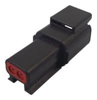 DTMH04-2PA - DEUTSCH - TE CONNECTIVITY - DTMH04-2PA - Automotive Connector Housing, A Key, DTMH, Receptacle, 2 Ways, DT Series Pin Contacts