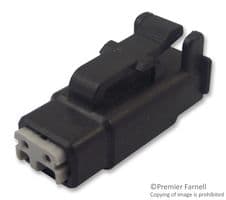DTMH06-3SA - DEUTSCH - TE CONNECTIVITY - DTMH06-3SA - Automotive Connector Housing, A Key, DTMH, Plug, 3 Ways, DT Series Socket Contacts