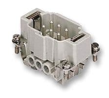 CNEM06T - ILME - CNEM06T - Heavy Duty Connector, 6+PE Signal, CNE, Insert, 6 Contacts, Plug, Screw Pin