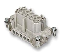 CNEF10T - ILME - CNEF10T - Heavy Duty Connector, 10+PE Signal, CNE, Insert, 10 Contacts, Receptacle, Screw Socket