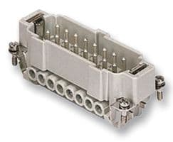 CNEM16T - ILME - CNEM16T - Heavy Duty Connector, 16+PE Signal, CNE, Insert, 16 Contacts, Plug, Screw Pin