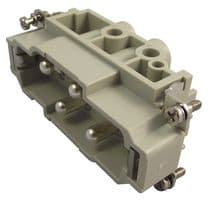 CXM4/0 - ILME - CXM4/0 - Heavy Duty Connector, 4/0+PE Power-Signal, CX, Insert, 4 Contacts, Plug, Screw Pin