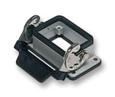CHI06L - ILME - CHI06L - Heavy Duty Connector, Base, Bulkhead Mount, Aluminium Body, 1 Lever, ILME Connector Inserts, C-Type