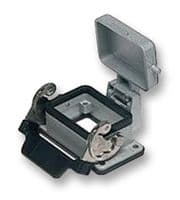 CHI06LS - ILME - CHI06LS - Heavy Duty Connector, Cover, Base, Bulkhead Mount, Aluminium Body, 1 Lever, ILME Connector Inserts