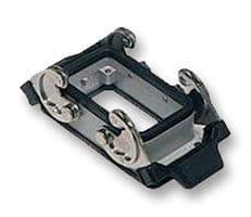 CHI10 - ILME - CHI10 - Heavy Duty Connector, Base, Bulkhead Mount, Aluminium Body, 2 Lever, ILME Connector Inserts, C-Type