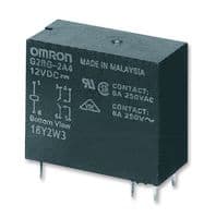 G2RG2A4 DC24 - OMRON ELECTRONIC COMPONENTS - G2RG2A4 DC24 - General Purpose Relay, G2R Series, Power, Non Latching, DPST-NO, 24 VDC, 8 A