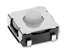 B3SL1005P - OMRON ELECTRONIC COMPONENTS - B3SL1005P - Tactile Switch, B3SL Series, Top Actuated, Surface Mount, Round Button, 357 gf, 50mA at 12VDC