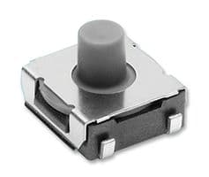 B3SL1020P - OMRON ELECTRONIC COMPONENTS - B3SL1020P - Tactile Switch, B3SL Series, Top Actuated, Surface Mount, Round Button, 357 gf, 50mA at 12VDC