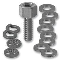 3341-1S-BULK-PKG - 3M - 3341-1S-BULK-PKG - Connector Accessory, Jack Socket Screw, D Sub and D Ribbon Connectors, 4-40, 3.3 mm, 7.9 mm
