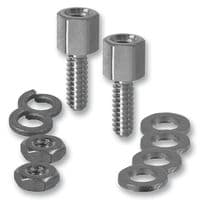 3341-1L-BULK-PKG - 3M - 3341-1L-BULK-PKG - Connector Accessory, Jack Socket Screw, D Sub and D Ribbon Connectors, 4-40, 4.8 mm, 7.9 mm