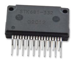 STK681-332-E - ONSEMI - STK681-332-E - Motor Driver/Controller, DC Brush, 10V to 42V supply, 6.1 A/1 Output, SIP-19