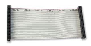 FC14600-0 - AMPHENOL COMMUNICATIONS SOLUTIONS - FC14600-0 - Ribbon Cable, IDC Receptacle to IDC Receptacle, 14 Ways, 23.622 ", 600 mm, 2.54 mm