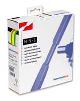 308-30607 HIS-3-6/2-PO-X-GNYE - HELLERMANNTYTON - 308-30607 HIS-3-6/2-PO-X-GNYE - Heat Shrink Tubing, HIS-3 Dispenser Pack, 3:1, 0.236 ", 6 mm, Green, Yellow, 16.4 ft, 5 m