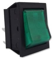 C1353ALNAF - BULGIN / PARTNER STOCK - C1353ALNAF - Rocker Switch, On-Off, DPST, Illuminated, Panel Mount, 1350 Series