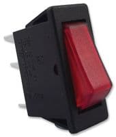 C5503AANAD - BULGIN / PARTNER STOCK - C5503AANAD - Rocker Switch, On-Off, SPST, Illuminated, Panel Mount, 5500 Series