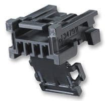 34791-0040 - MOLEX - 34791-0040 - Automotive Connector Housing, Polarisation A, Black, Mini50 34791 Series, Receptacle, 4 Ways